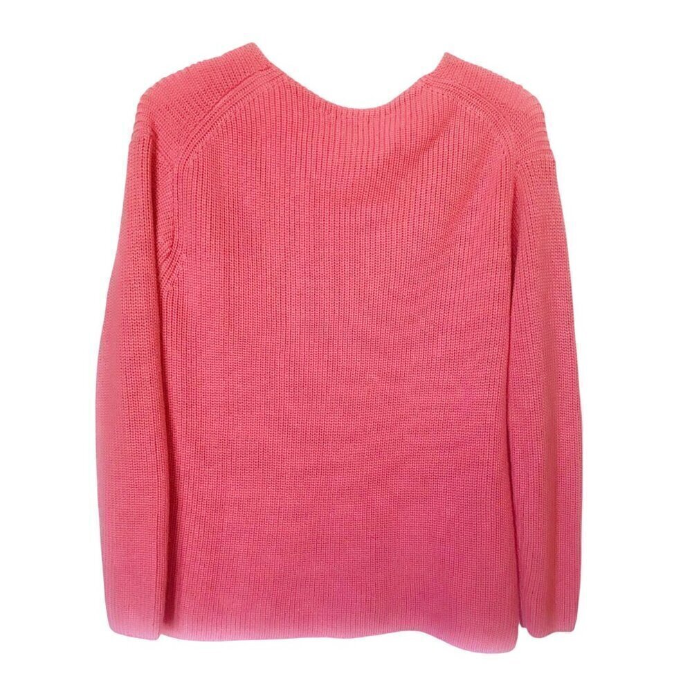 H&M pink deep V neck sweater, size S - Picture 2 of 7